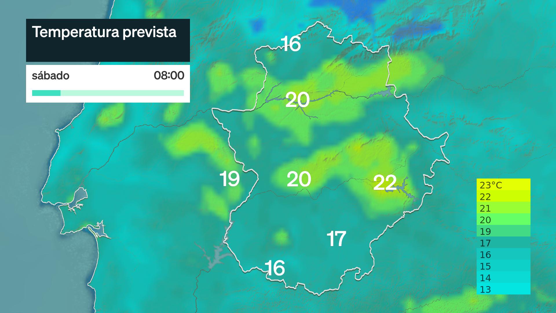 Temperatura mínima prevista