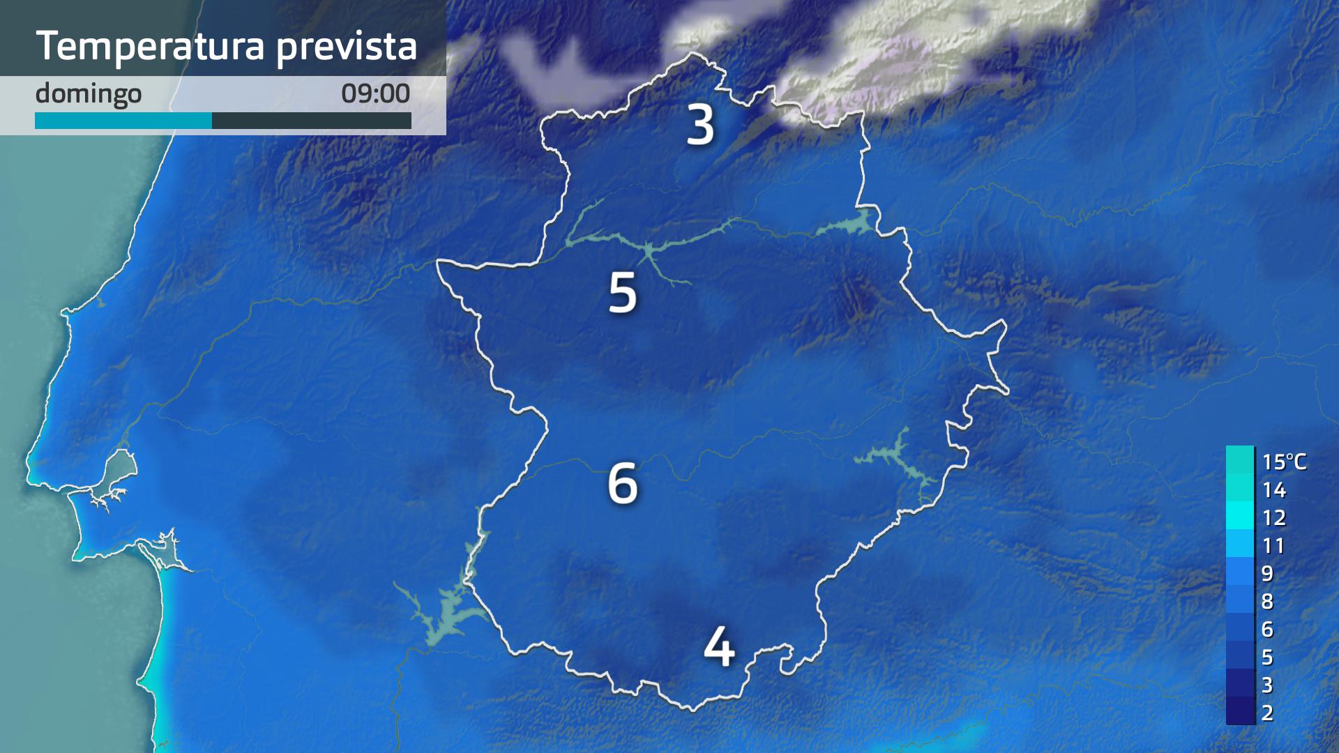 Temperatura mínima prevista