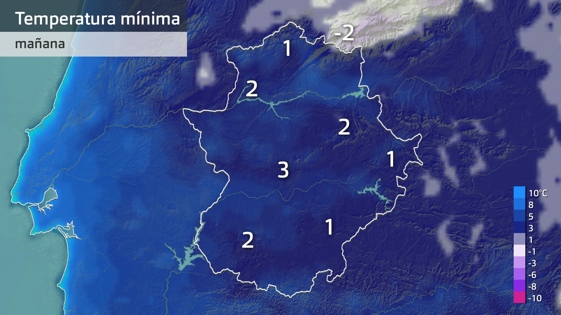 Temperatura mínima prevista
