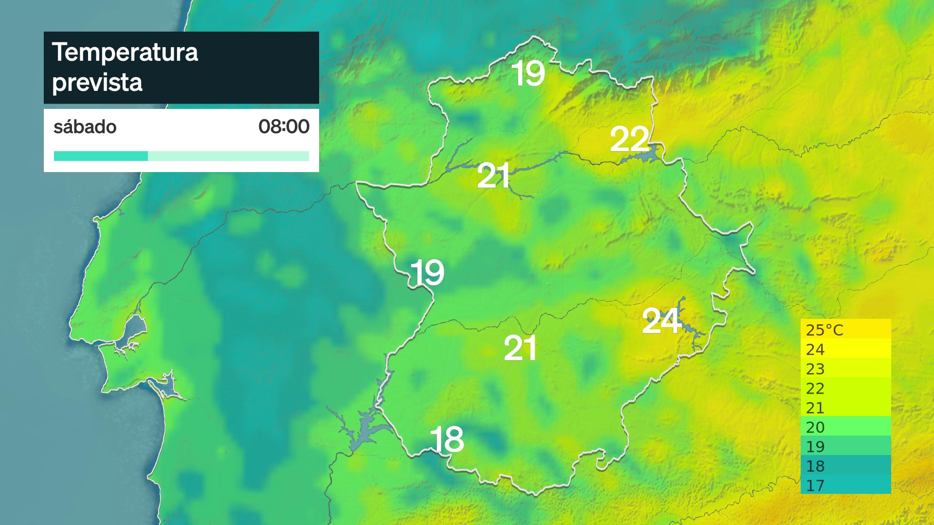 Temperatura mínima prevista