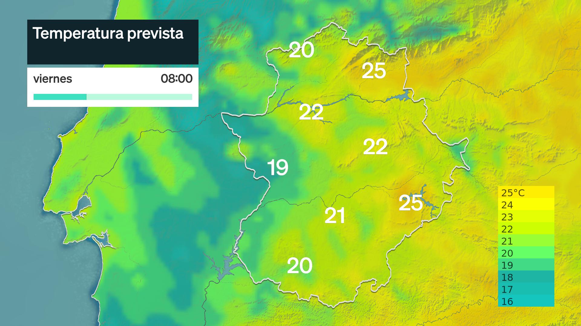 Temperatura mínima prevista