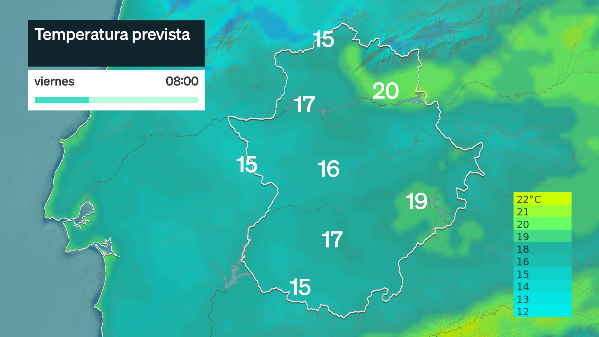 Temperatura mínima prevista