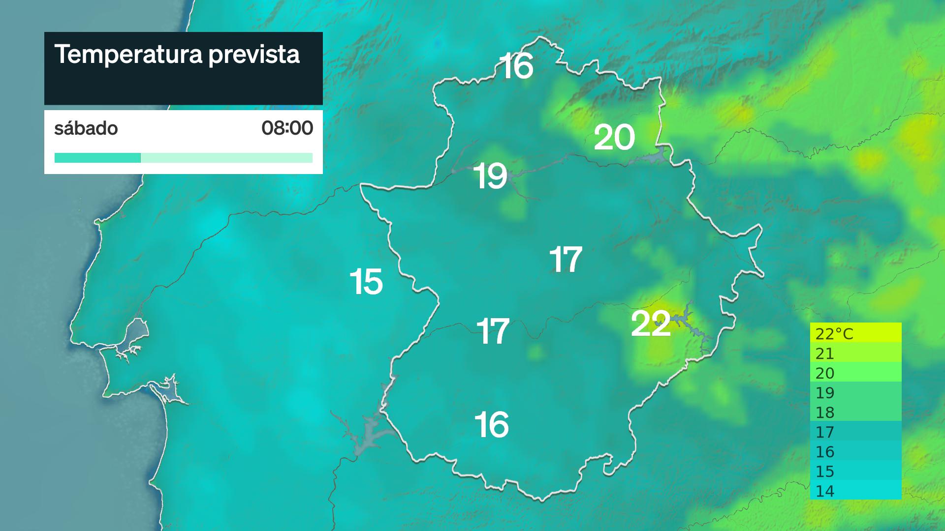 Temperatura mínima prevista