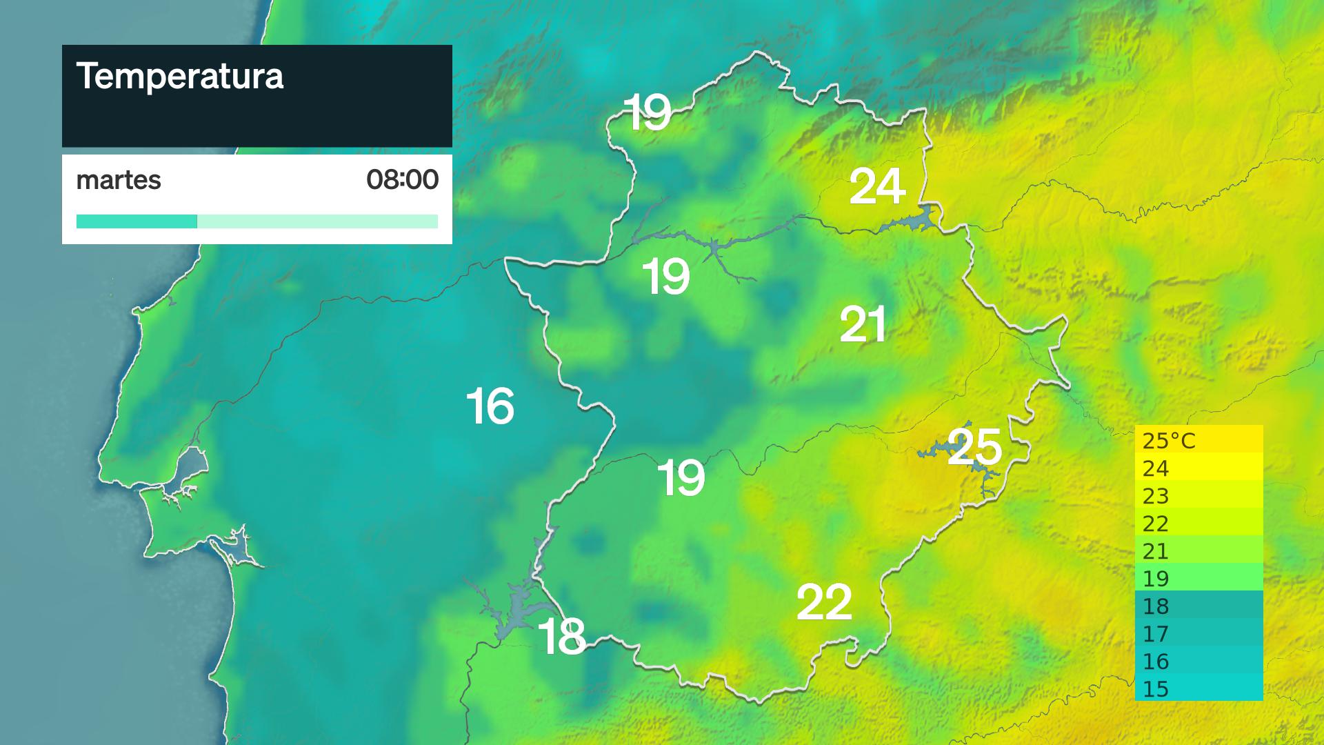 Temperatura mínima prevista