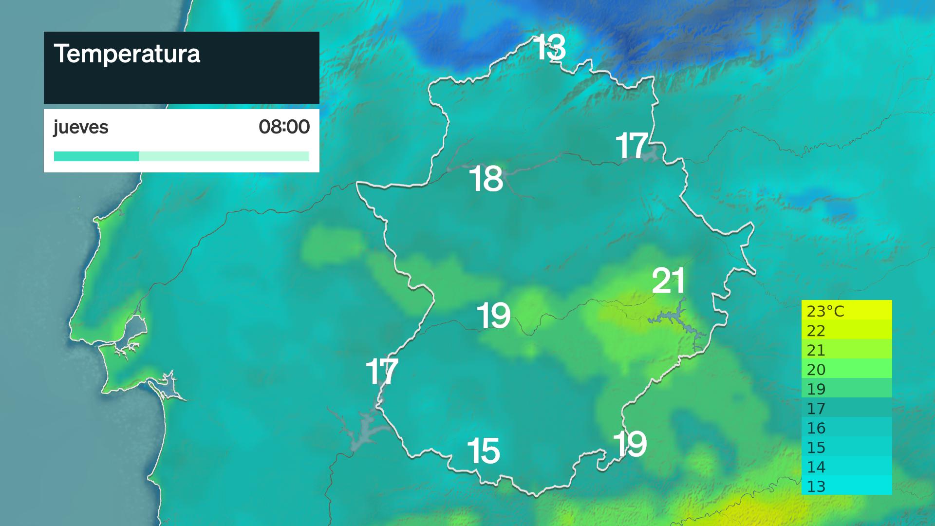 Temperatura mínima prevista