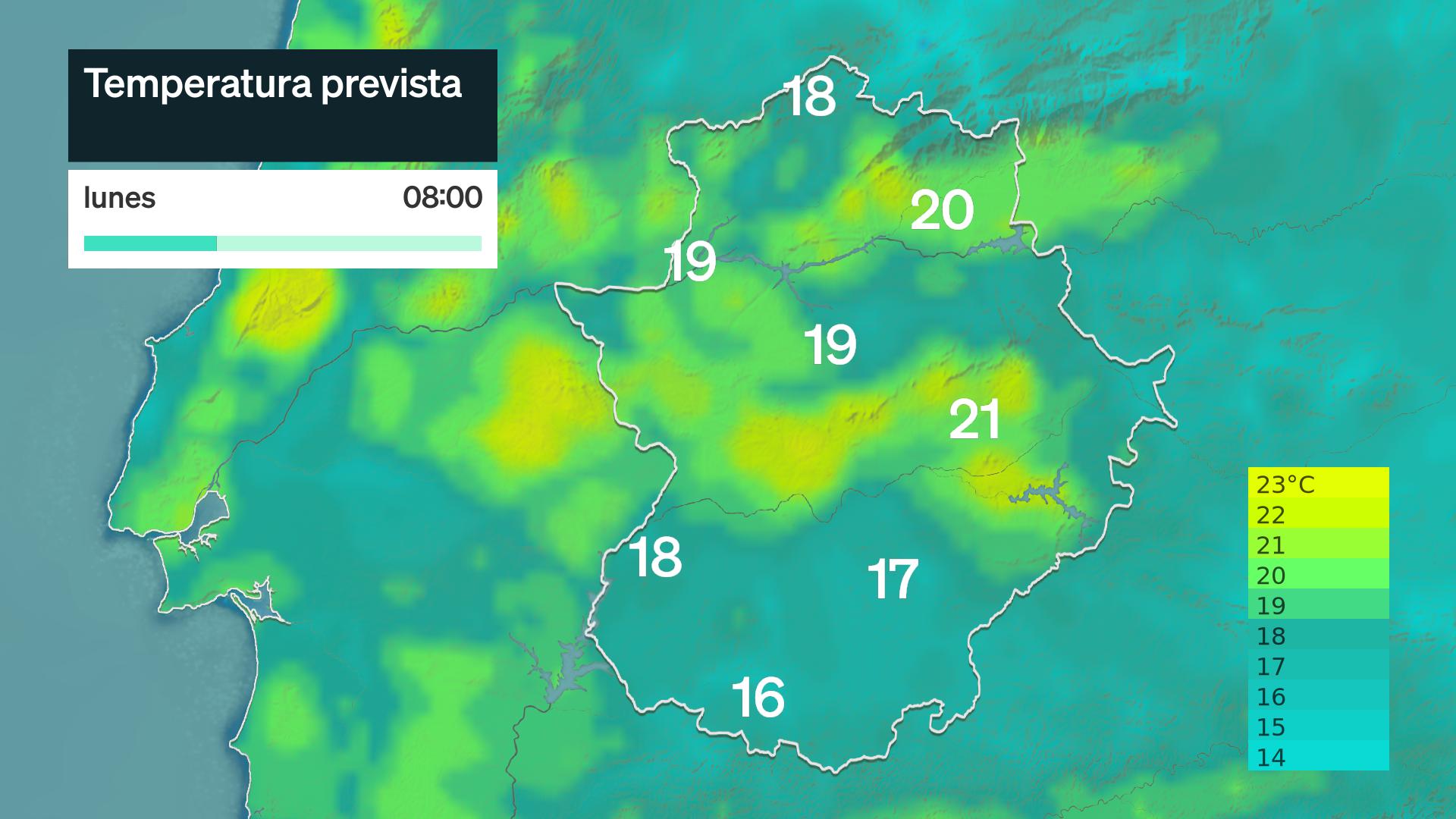 Temperatura mínima prevista