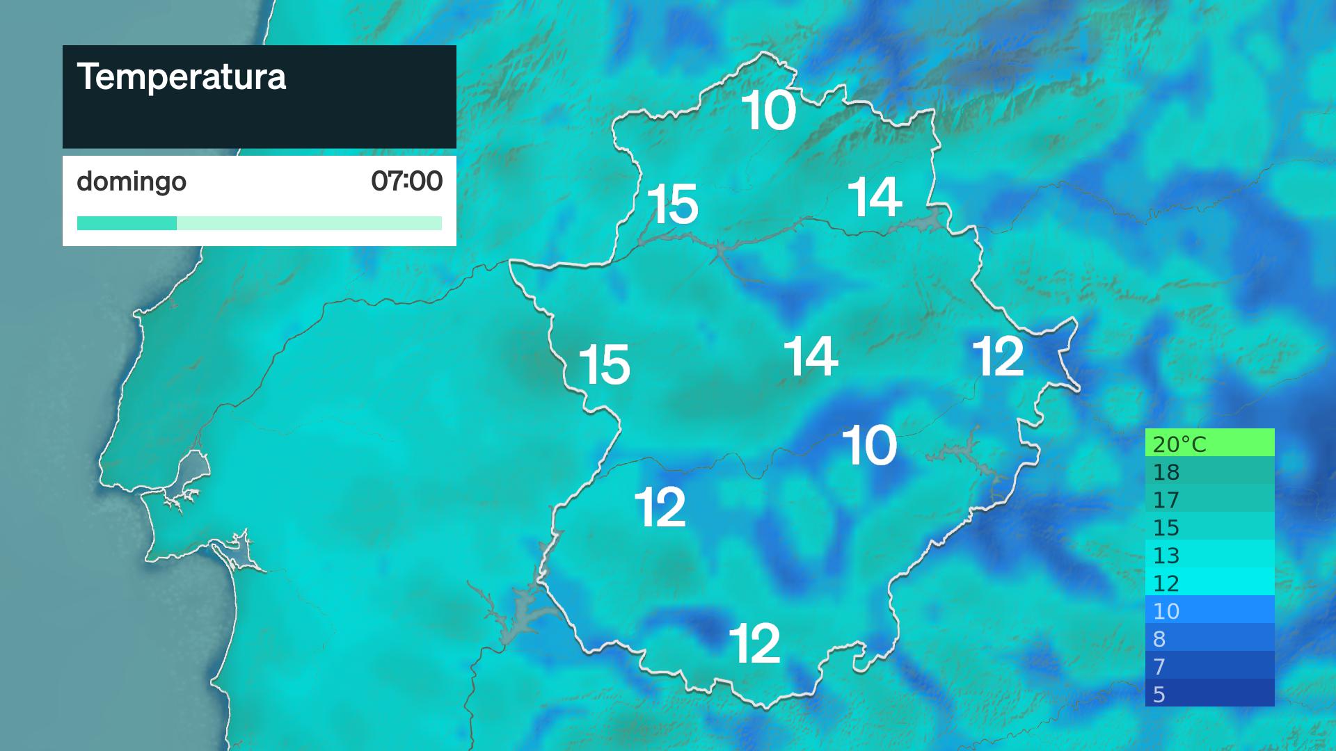 Temperatura mínima prevista