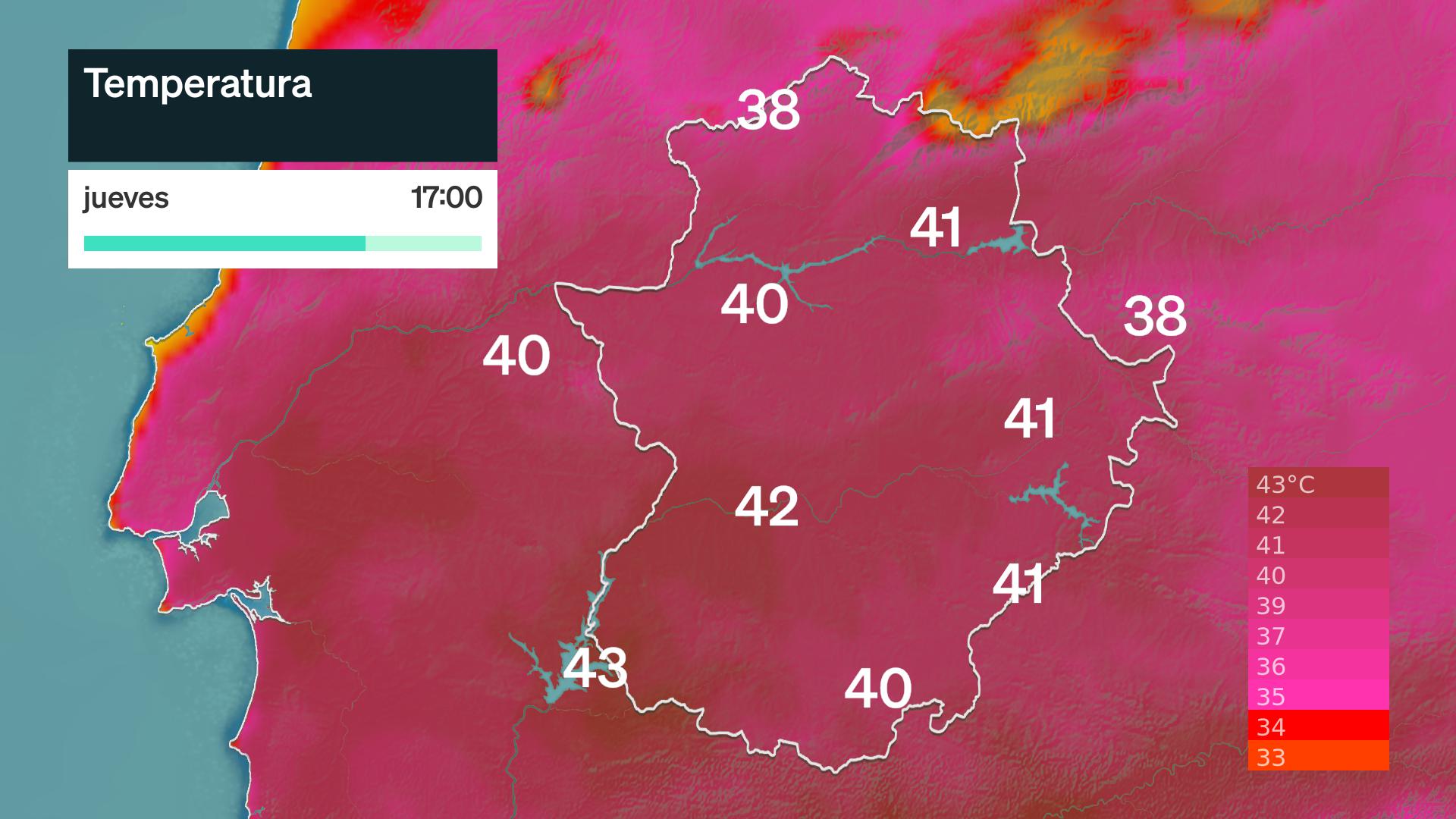 Temperatura máxima prevista