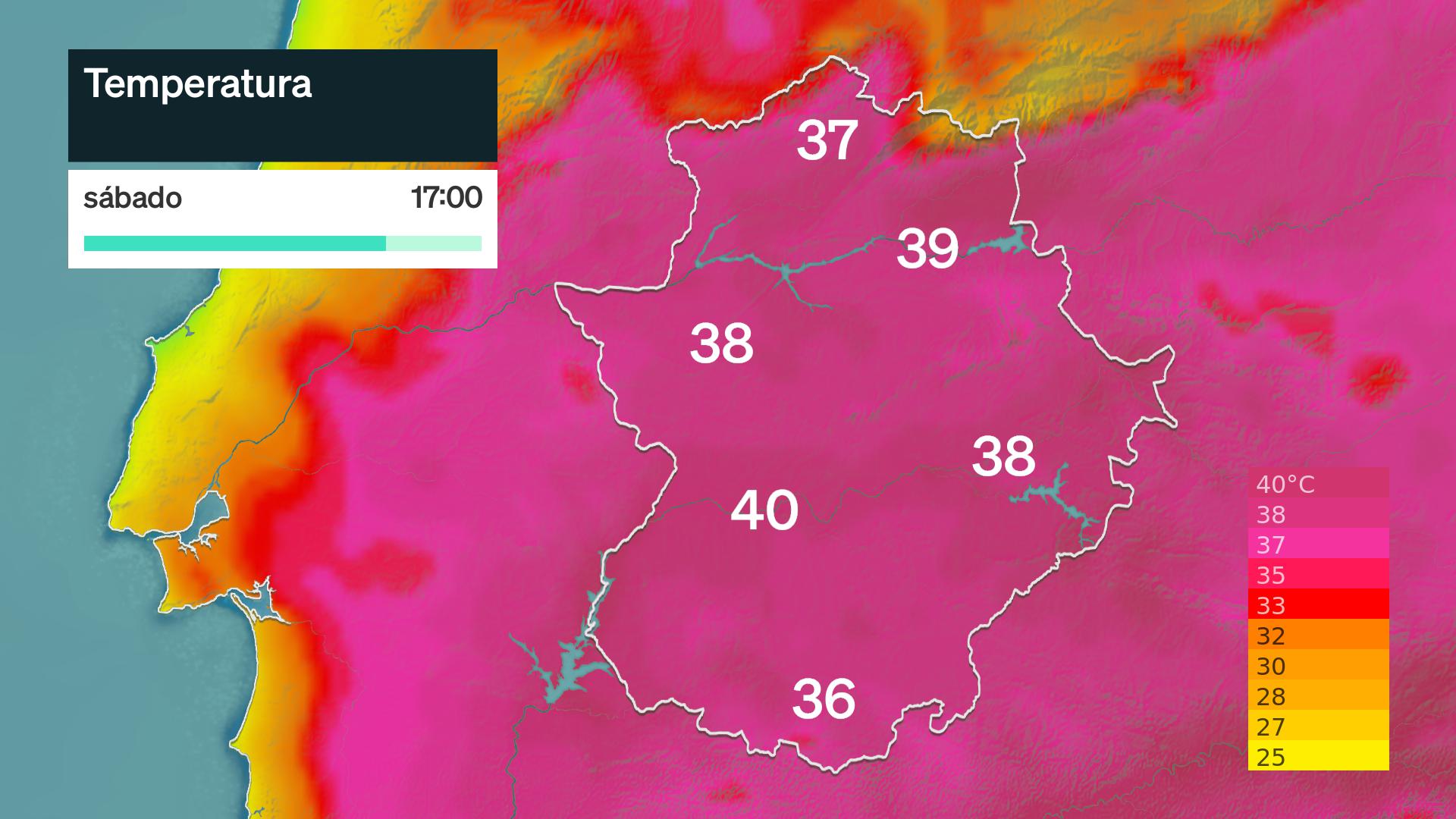 Temperaturas máximas