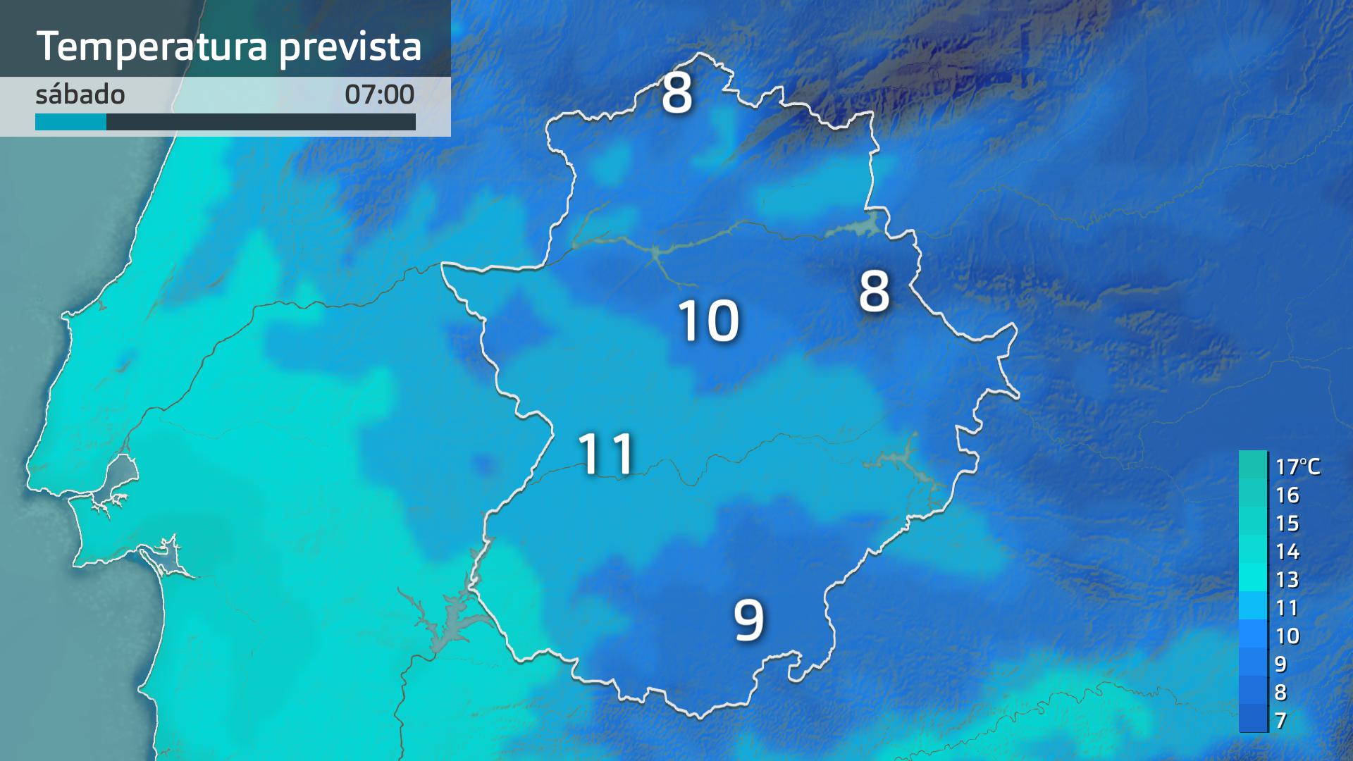 Temperatura mínima prevista