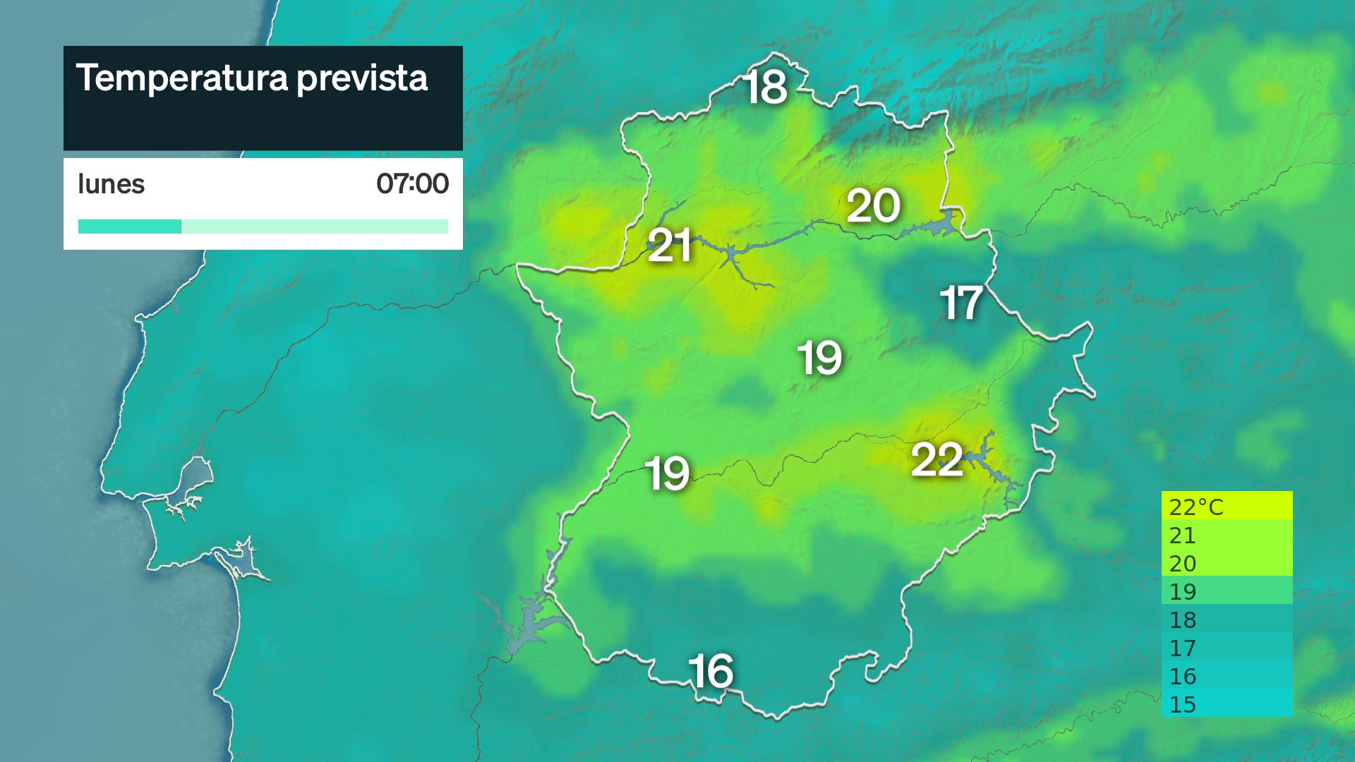 Temperatura mínima prevista