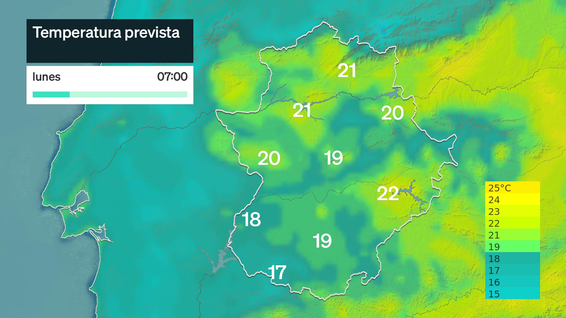 Temperatura mínima prevista