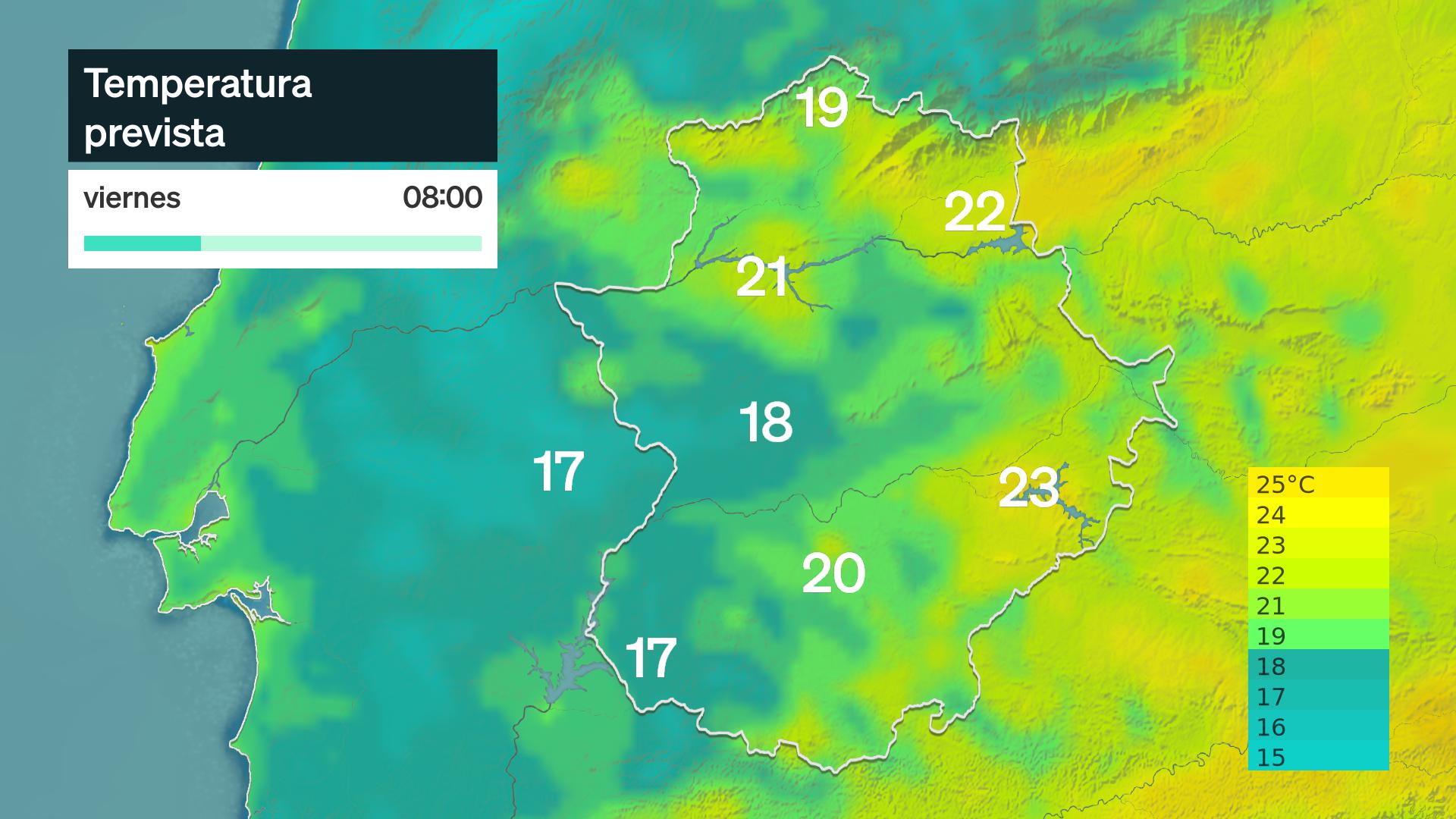 Temperatura mínima prevista