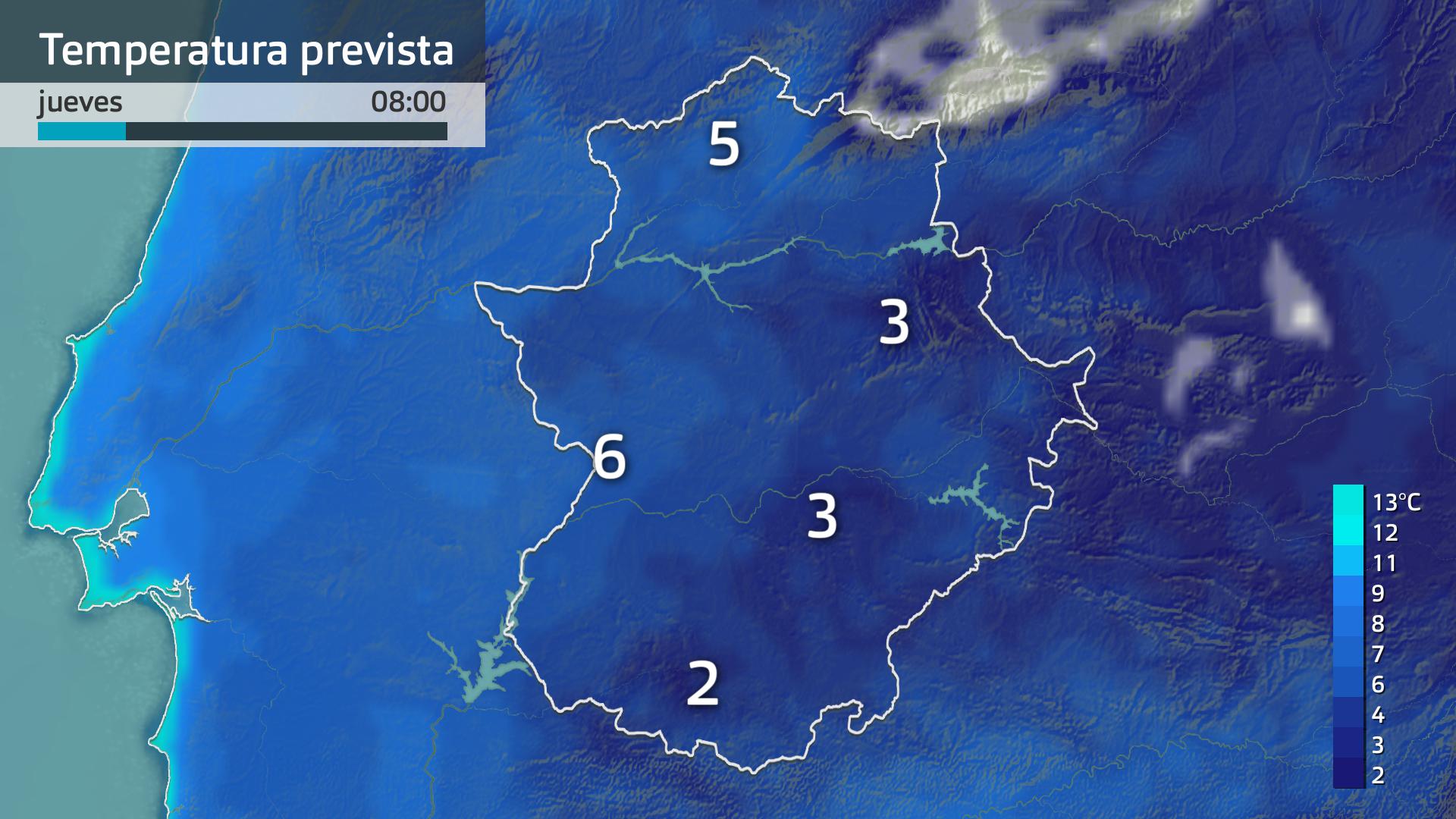 Temperatura mínima prevista
