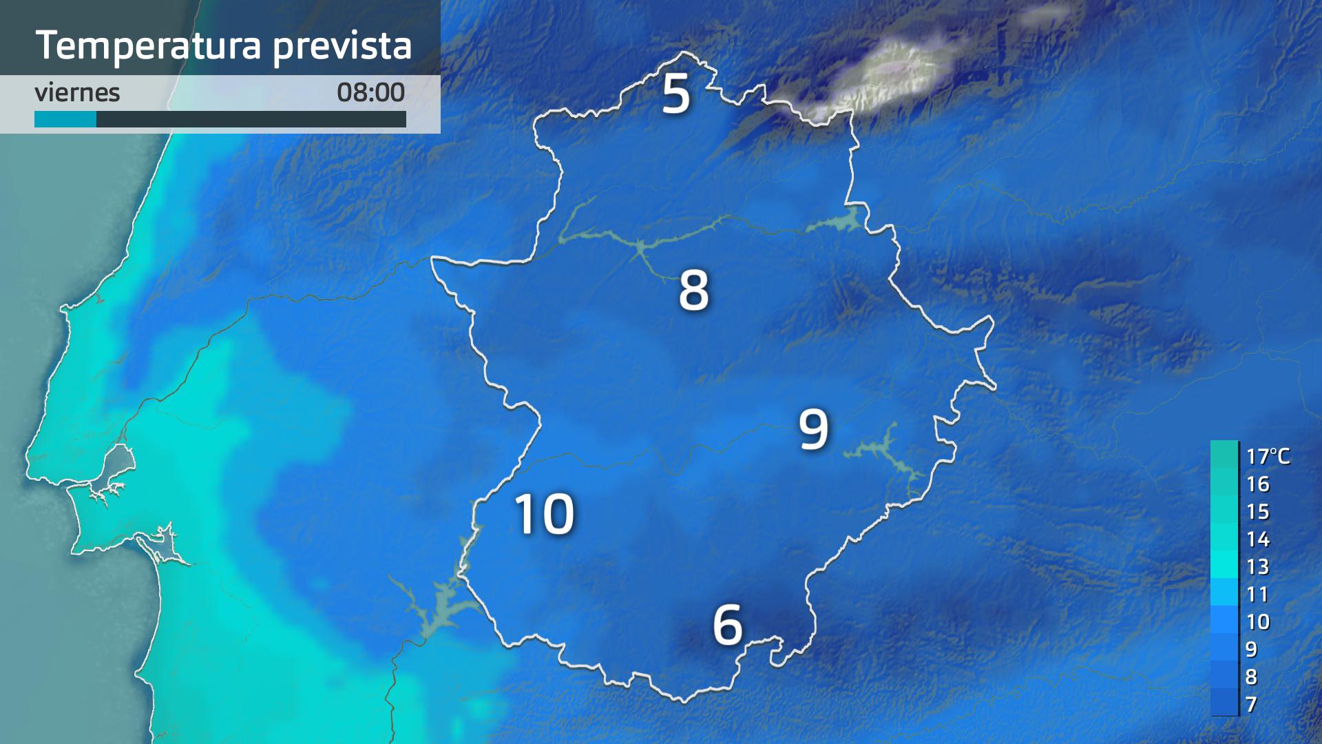 Temperatura mínima prevista