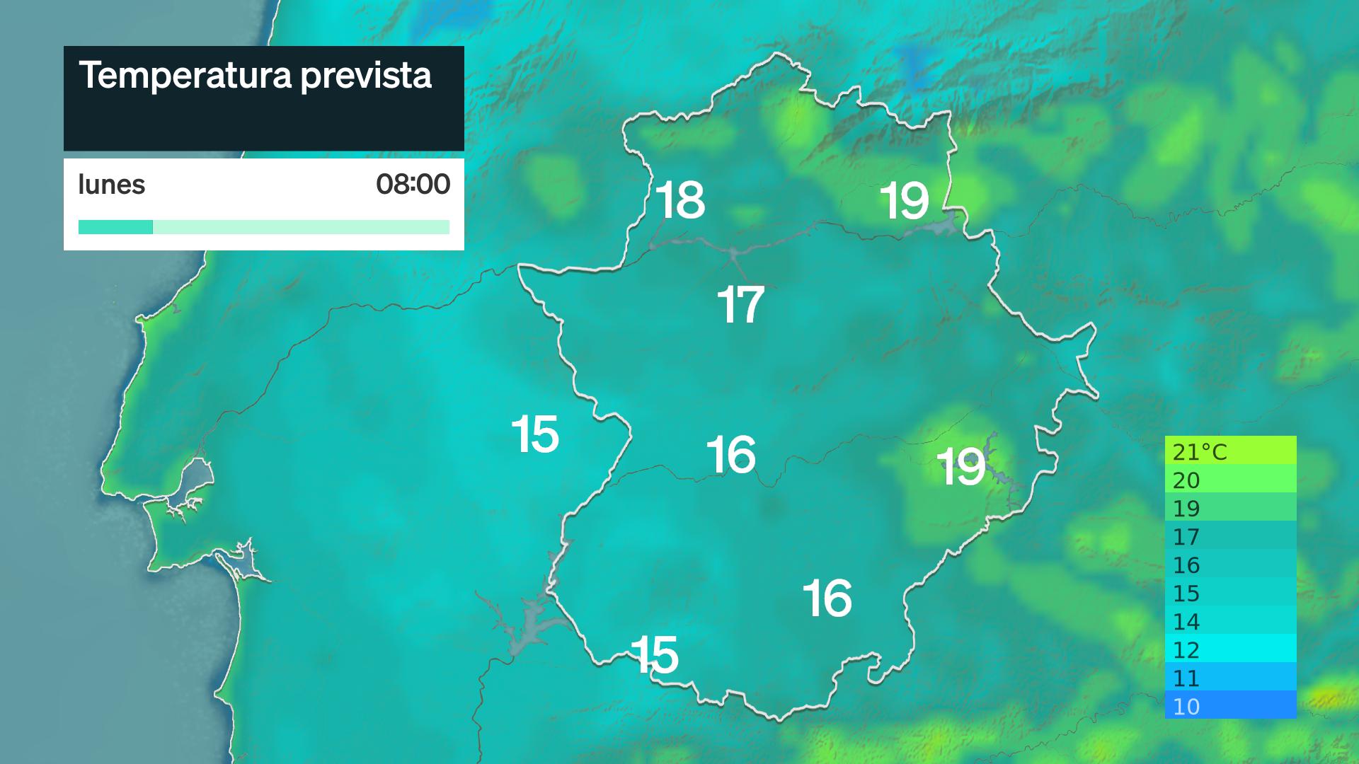 Temperatura mínima prevista