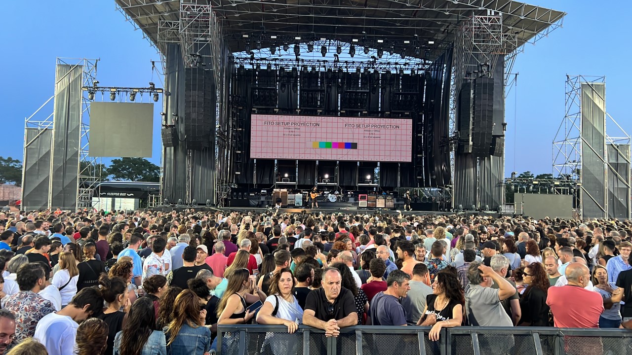 Los fans de Fito, minutos antes del concierto