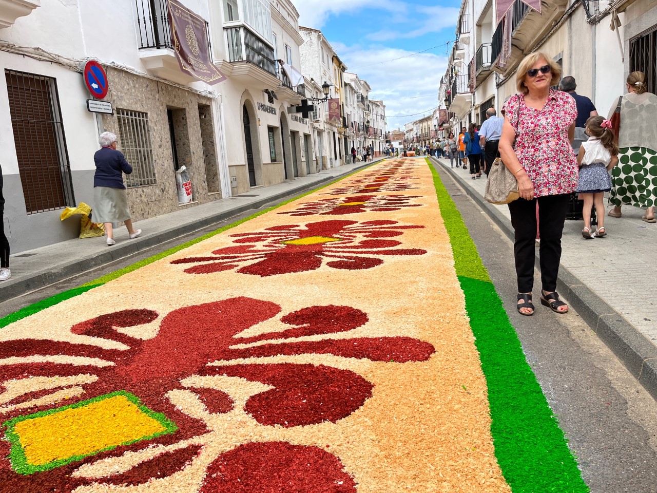 Alfombra de serrín de corcho