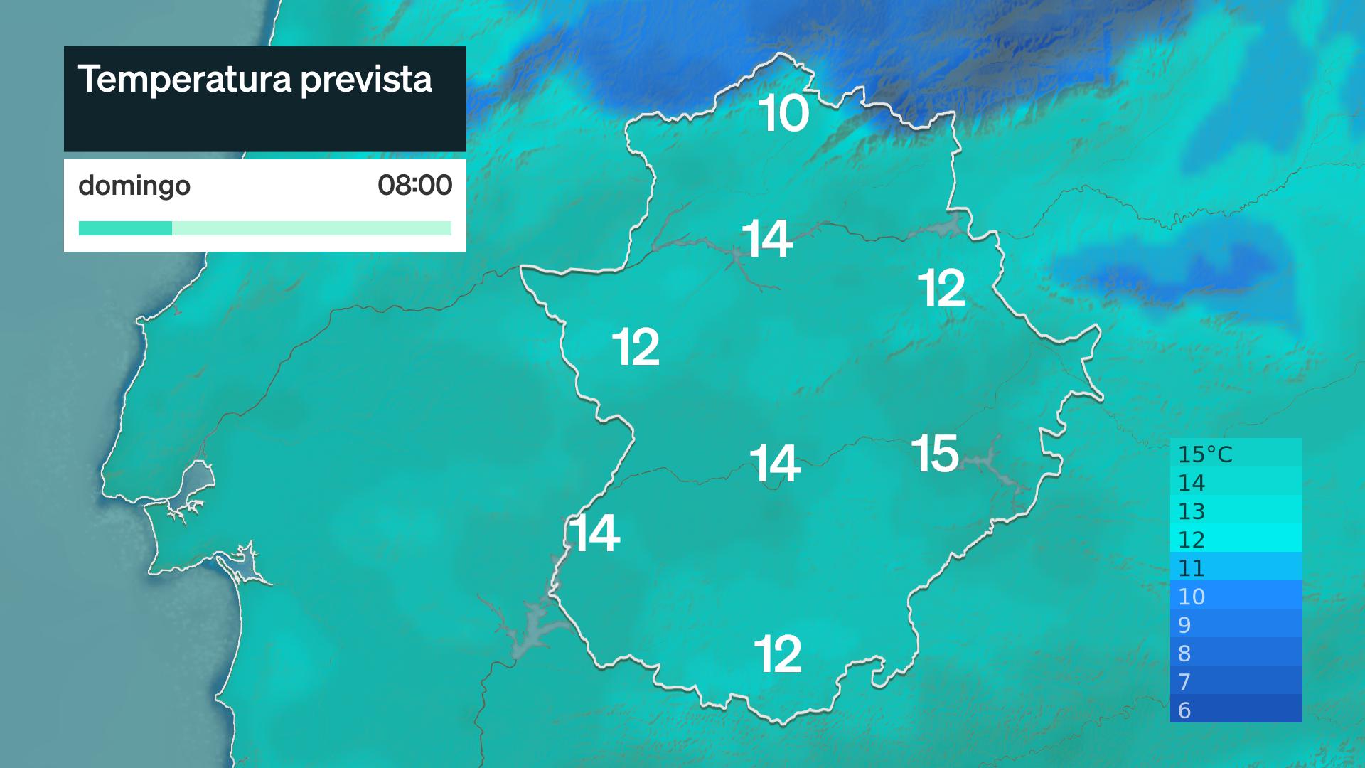 Temperatura mínima prevista