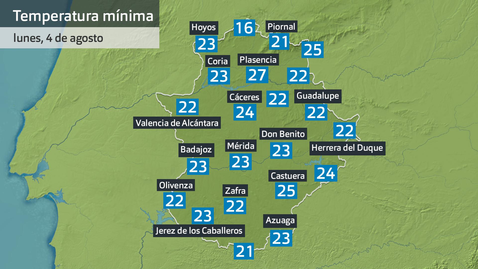 Previsión Extremadura