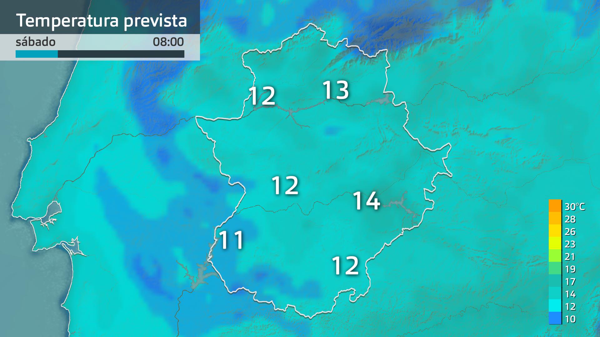 Temperatura mínima prevista
