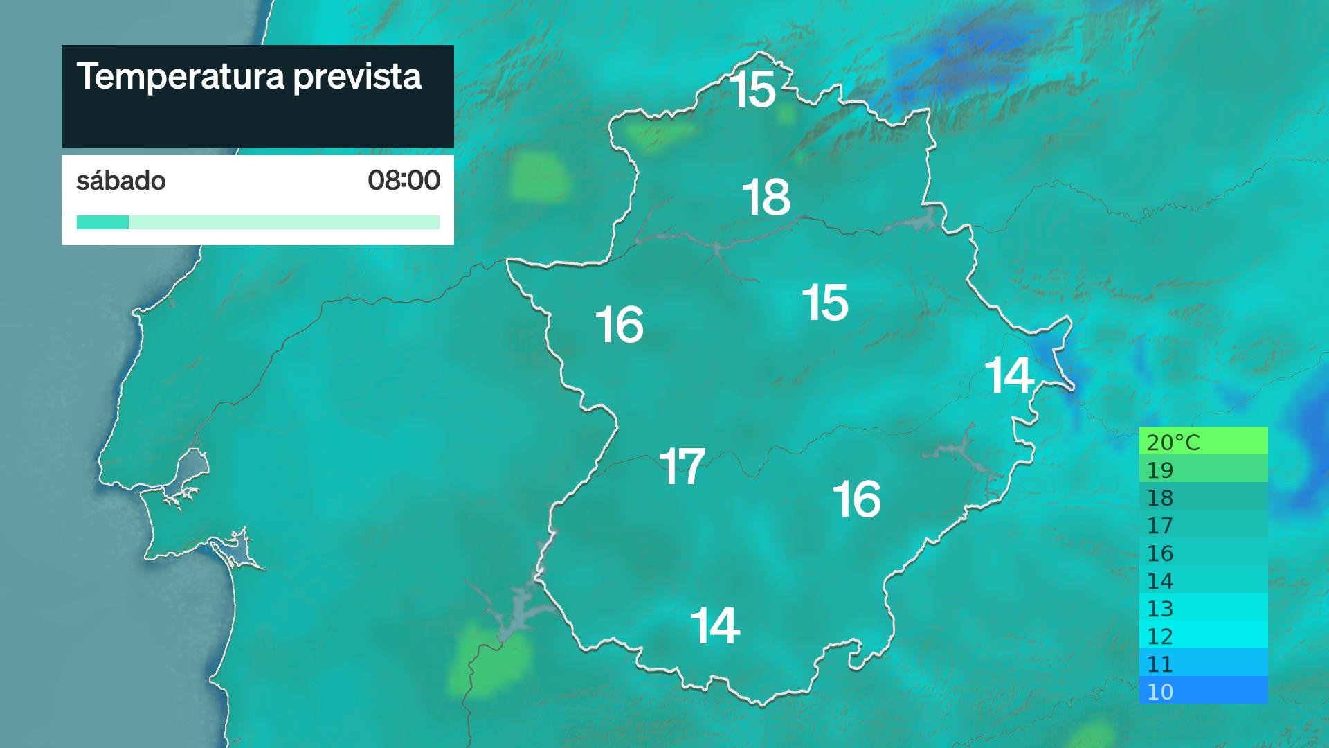 Temperatura mínima prevista