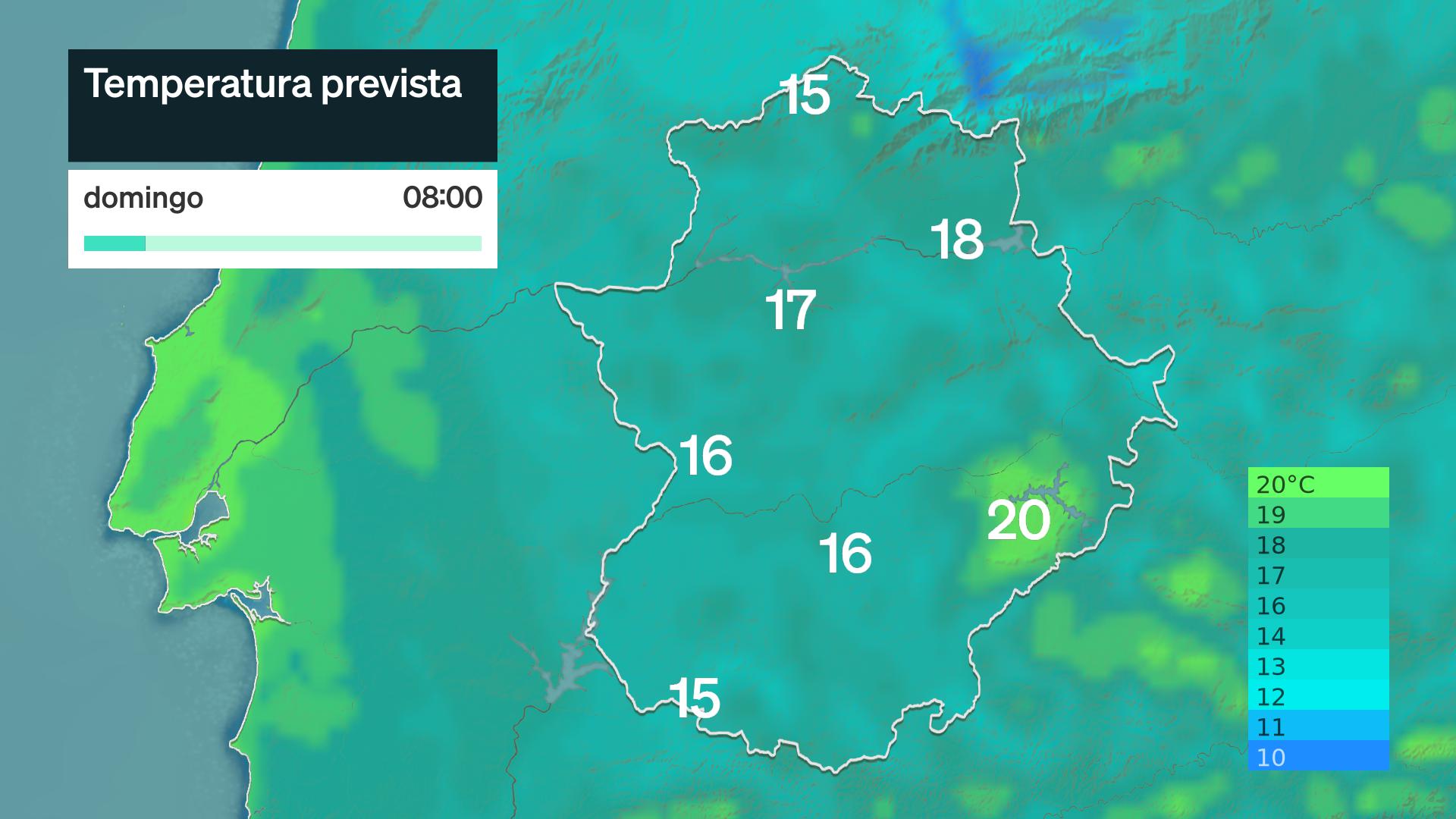 Temperatura mínima prevista