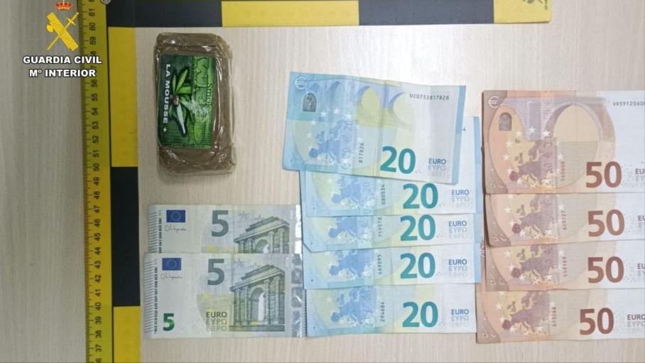 La Guardia Civil detiene a dos jóvenes en Logrosán acusados de tráfico de drogas