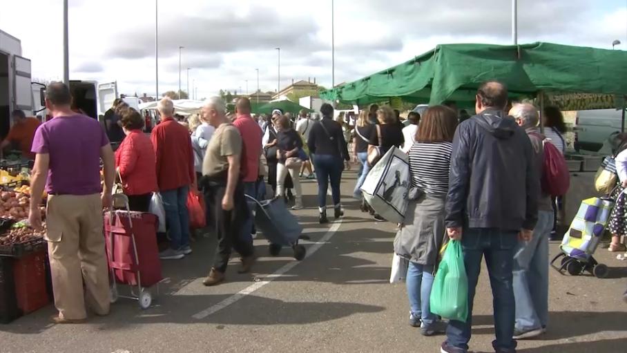 El mercadillo de Cáceres se queda en Vegas del Mocho hasta su traslado definitivo a una parcela en Mejostilla
