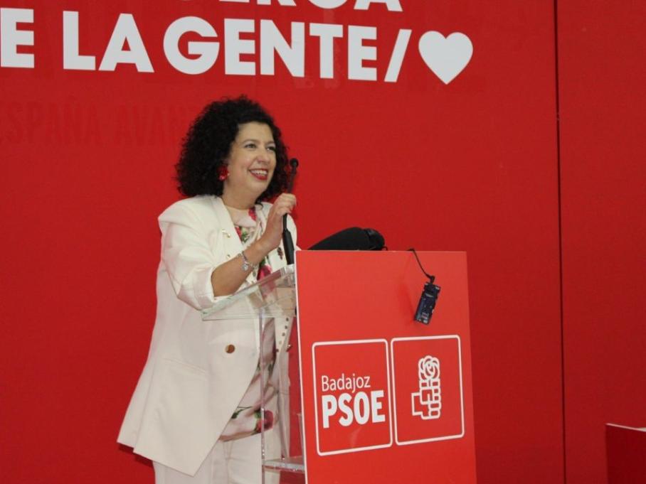 Silvia González, secretaria del PSOE local de Badajoz