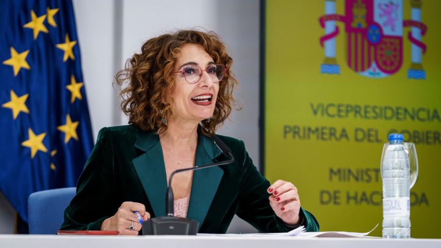 La vicepresidenta primera del Gobierno y ministra de Hacienda, María Jesús Montero