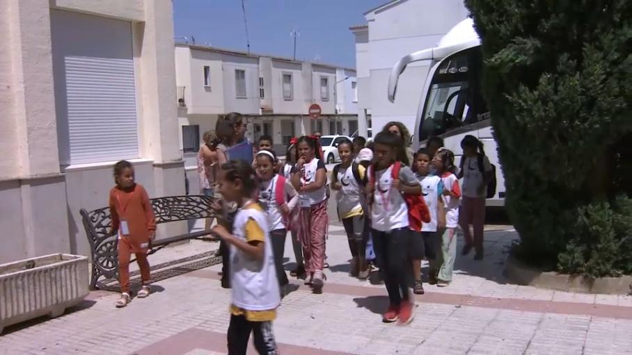 Jóvenes saharauis del programa 'Vacaciones en paz'