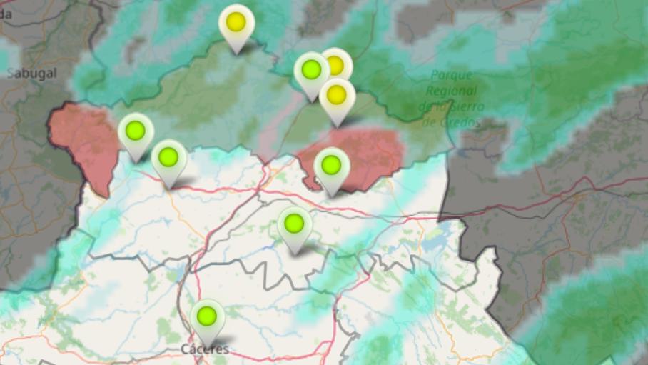 Información del caudal de ríos del sistema SPIDA