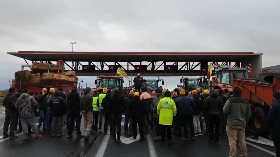 Protestas ganaderas en Francia