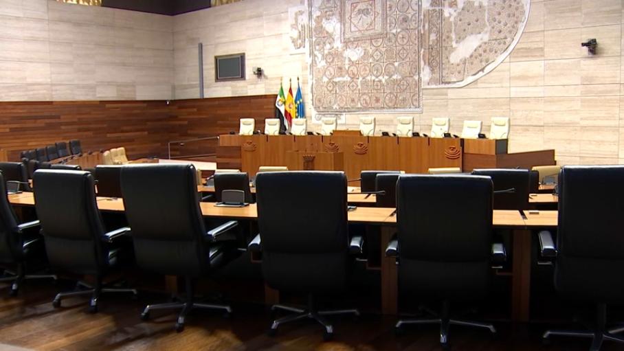 Interior de la Asamblea de Extremadura