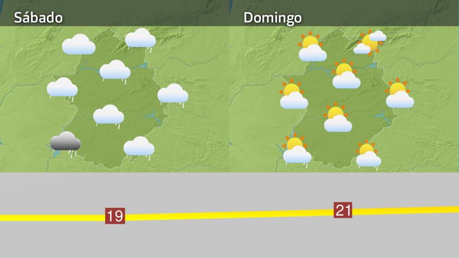 Mapa de previsión del 21 y 22 de marzo