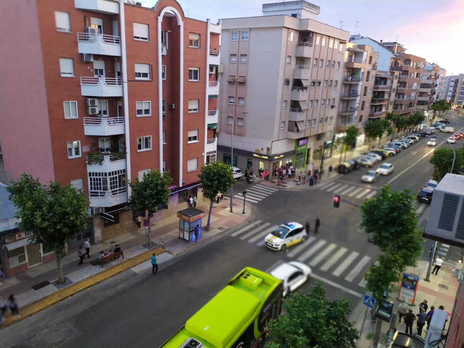 Imagen del despliegue policial en la zona