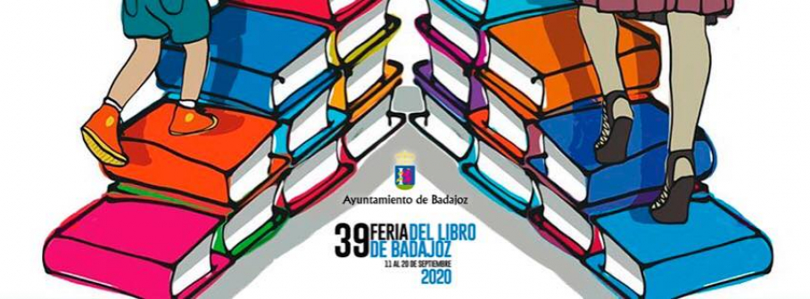 Cartel de la Feria del Libro de Badajoz 2020