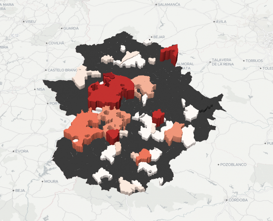 Datos de los contagios diarios municipio a municipio