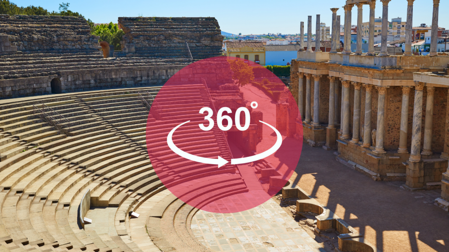 Teatro Romano de Mérida en 360 grados