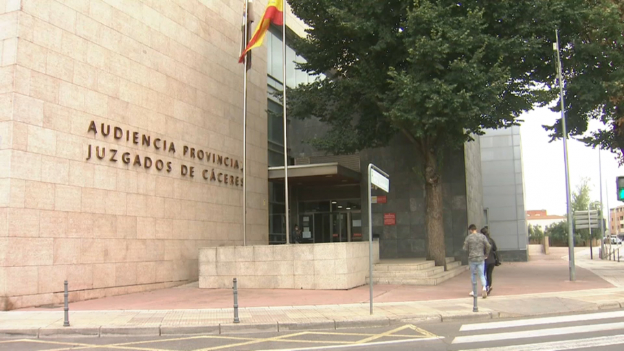 Audiencia Provincial de Cáceres, esta mañana