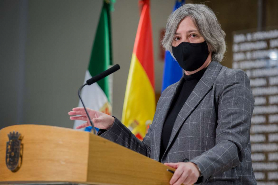 Rueda de prensa de la consejera de Vivienda, Leire Iglesias