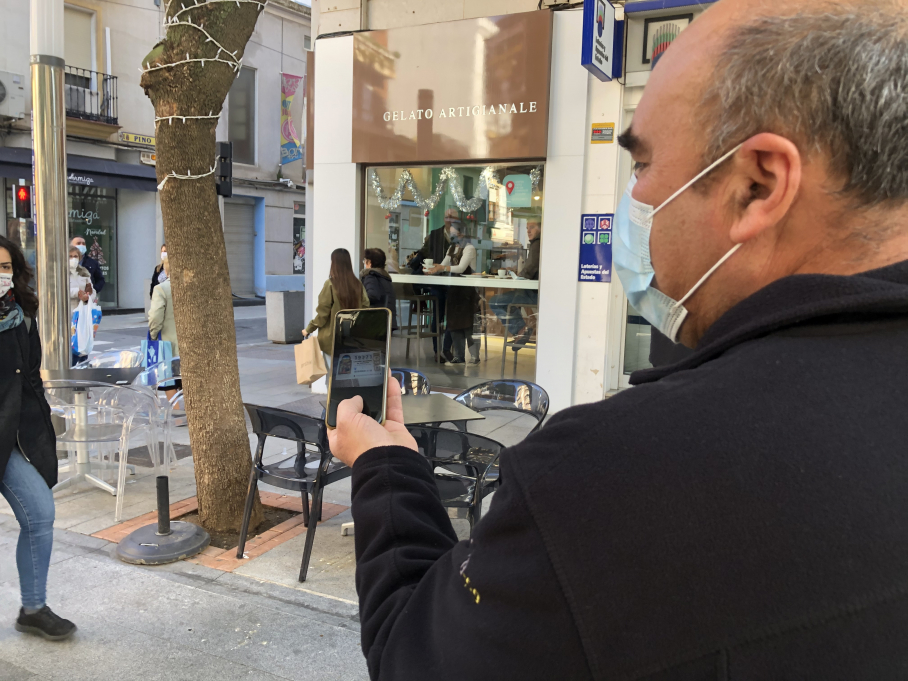 Mario Martín, uno de los premiados con el cuarto premio