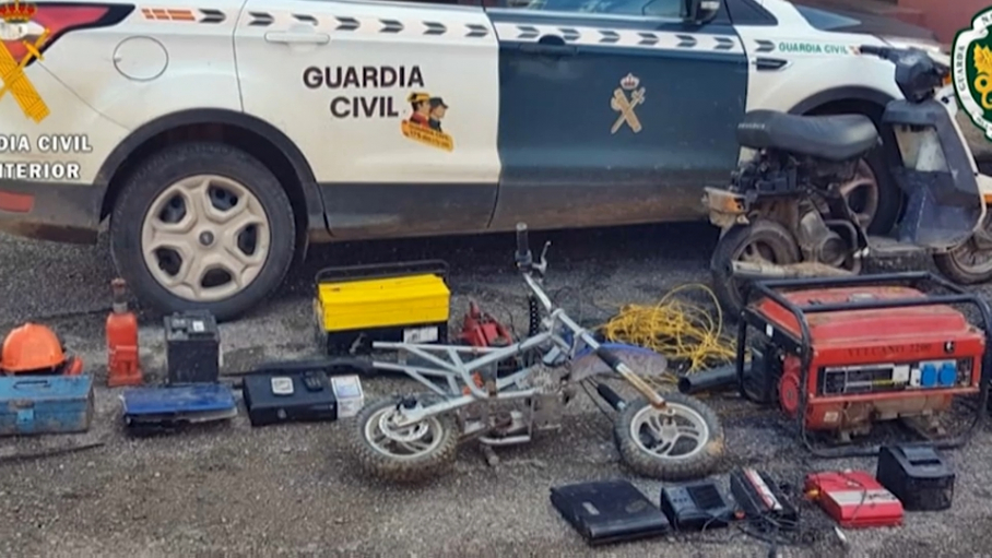 Siete detenidos por robos en la provincia de Badajoz