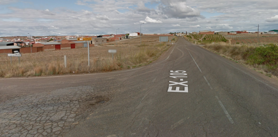 EX-105 en Villalba de los Barros