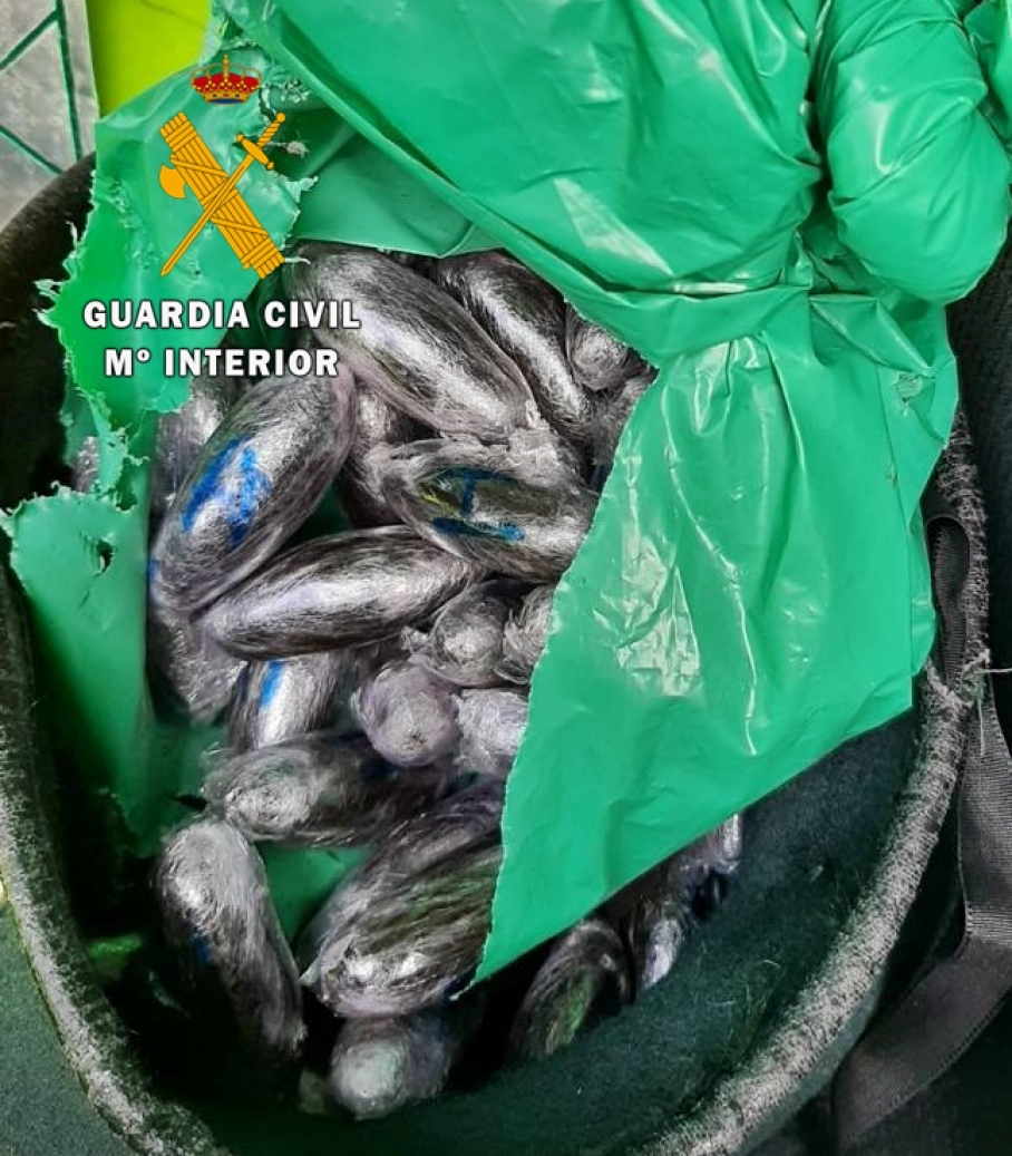 Hachís intervenido en la operación antidrogas