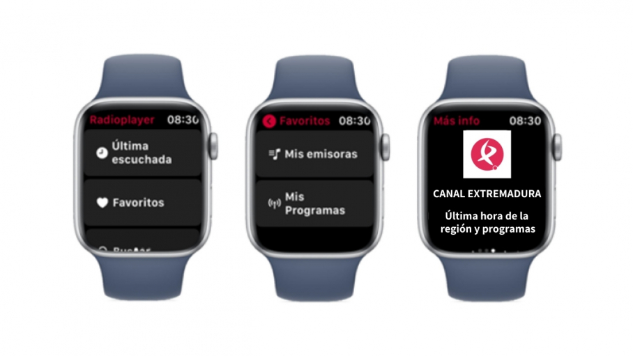 Canal Extremadura Radio disponible en Apple Watch de la mano de Radioplayer España Canal