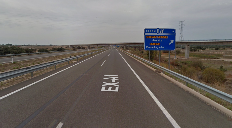 Autovía Ex-A1 en Casatejada