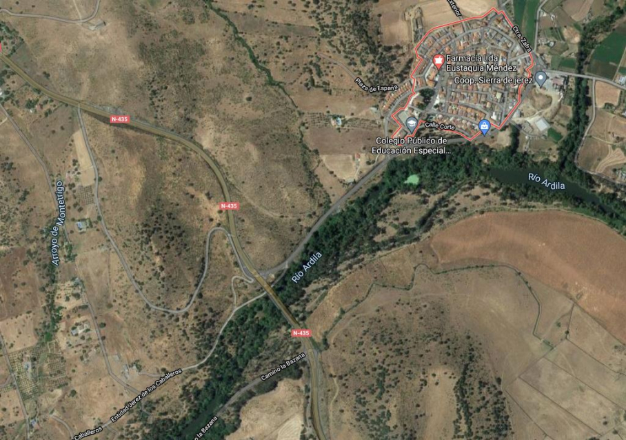 Zona aproximada del incendio