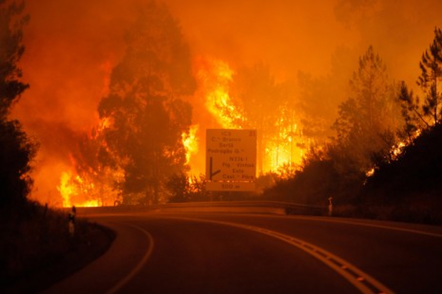 Imagen de archivo de un incendio en Portugal